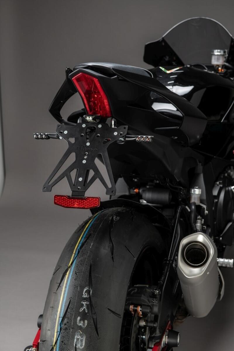 Porta Targa Regolabile per Yamaha NeroA3